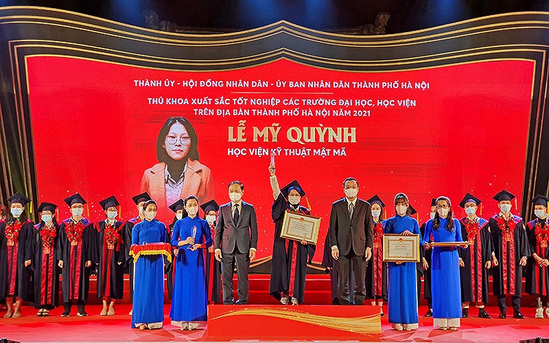 At the ceremony 