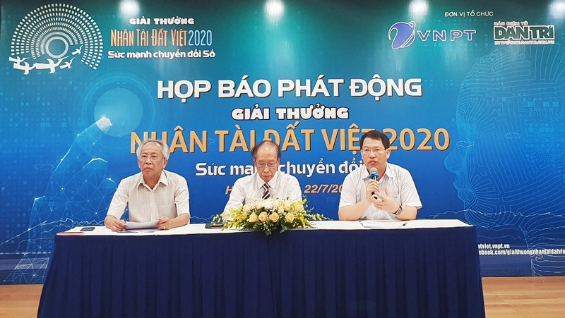 At the press briefing to launch the Vietnamese Talent Awards on July 22.