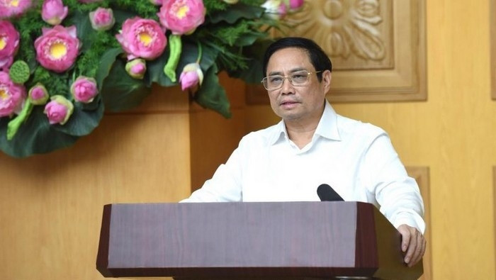 Prime Minister Pham Minh Chinh speaks at the meeting (Photo: NDO)