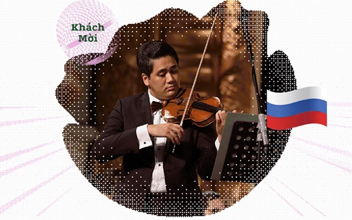 Violinist Bui Cong Duy performs at charity concert 