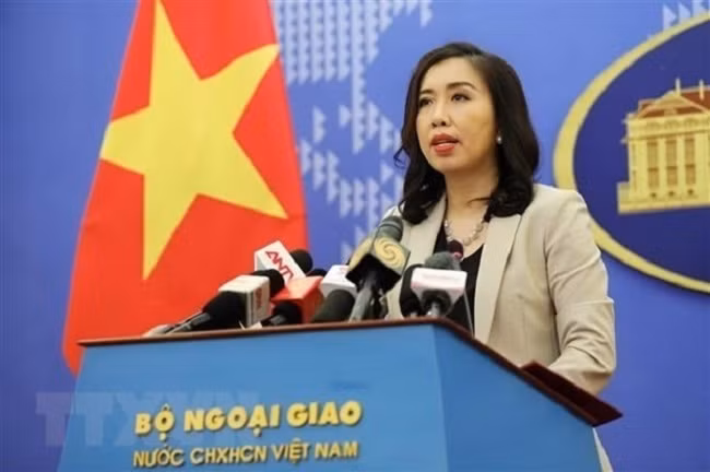 Foreign Ministry spokesperson Le Thi Thu Hang. (Photo: VNA)