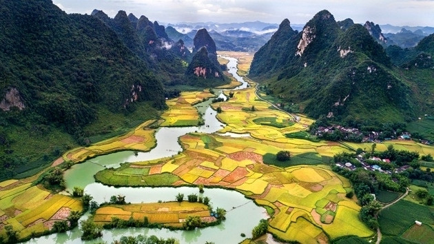 A view of Non Nuoc Cao Bang Geopark, the second UNESCO-recognised Global Geopark in Vietnam