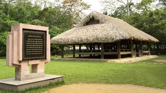 Tan Trao communal house where the National People’s Congress - the predecessor of the National Assembly, took place