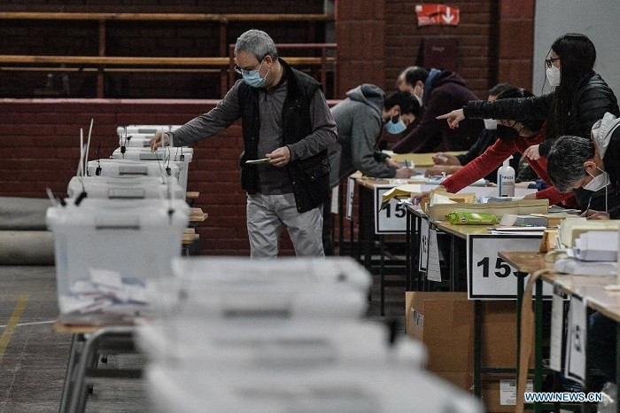 On May 16, Chile held historic elections for mayors, councilors, regional governors, and the 155 constituents who will draft the country's new constitution. (File Photo: Xinhua)