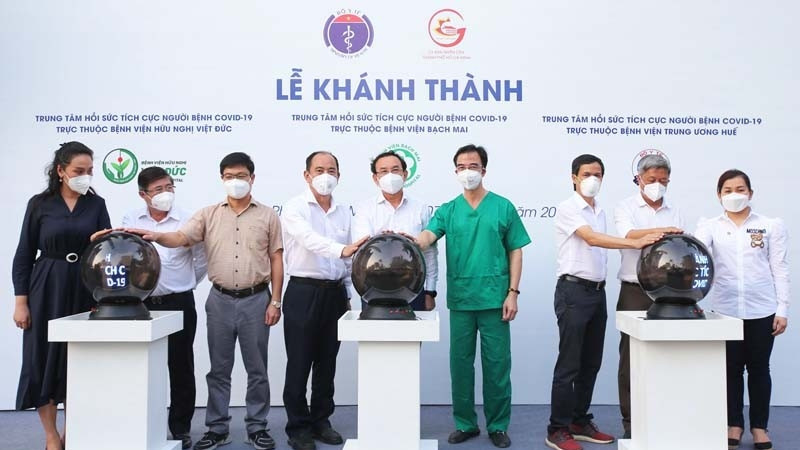 Three intensive care centres open in Ho Chi Minh City
