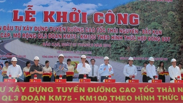 Prime Minister Nguyen Tan Dung at the ground-breaking ceremony
