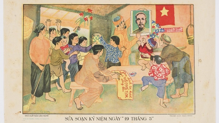 An art poster kept in State Library of New South Wales. (Photo: VNA)