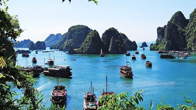 Ha Long Bay, located in the northeast of Vietnam, is a UNESCO World Heritage Site 