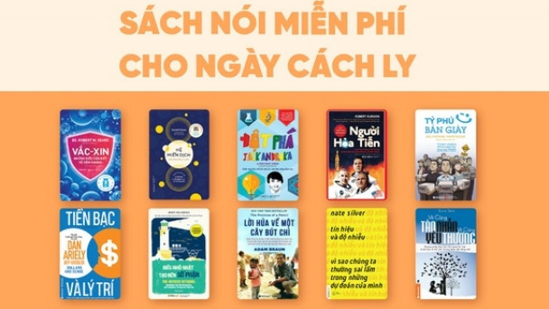The ‘Free Audiobooks for Quarantine Days’ programme provides readers with free access to 10 best-selling books from various fields.