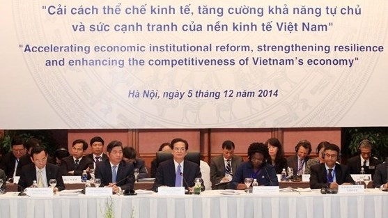 Prime Minister Nguyen Tan Dung at the 2014 Vietnam Development Partnership Forum