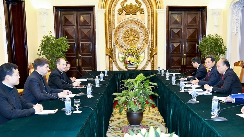 At the seventh meeting of the Vietnam-Vatican Joint Working Group in Hanoi in 2018 (Photo: tgvn.com.vn)