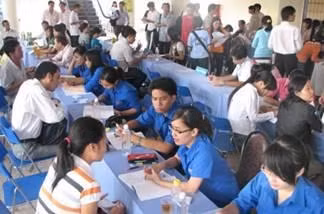 The festival attracted many young people