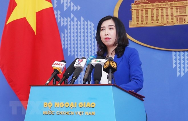 The Foreign Ministry’s spokeswoman, Le Thi Thu Hang.