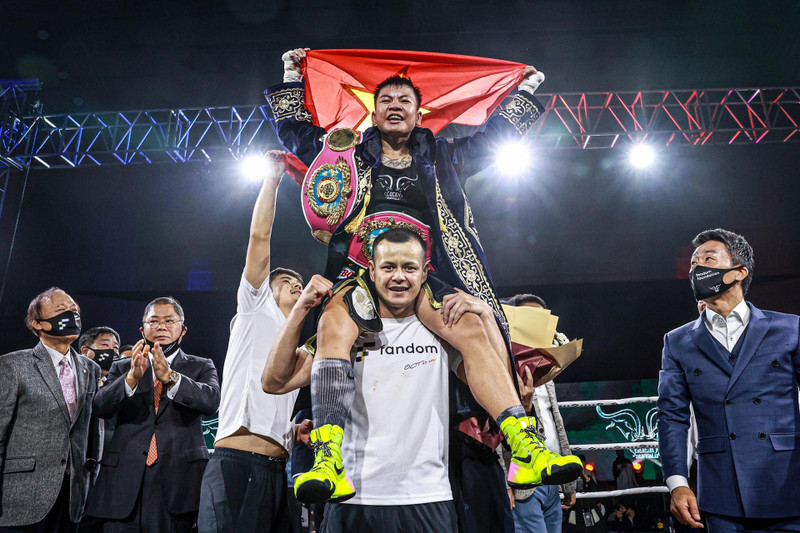 Boxer Nguyen Thi Thu Nhi wins first-ever WBO world belt for Vietnam (Photo: WBO)