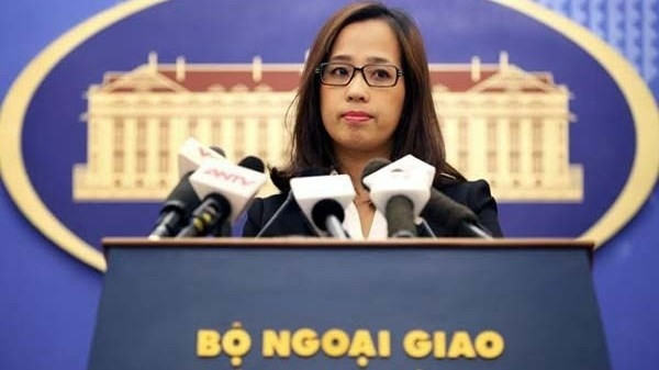 Deputy Spokesperson of the Ministry of Foreign Affairs Pham Thu Hang (Credit: laodong.com.vn)