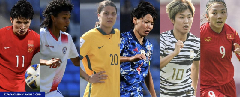 Vietnamese striker Huynh Nhu (first, right) is among the Asian stars expected to shine at the FIFA Women.