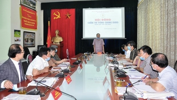A meeting of the jury (Photo: dientudacam.vn)