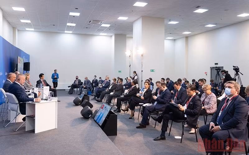 Delegates at the Russia-ASEAN Business Dialogue (Photo: NDO/Thanh The) 