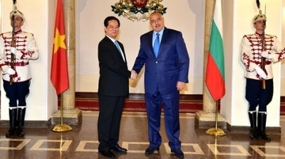 Prime Minister Nguyen Tan Dung and his Bulgarian counterpart Boyko Borissov (Credit: VGP)