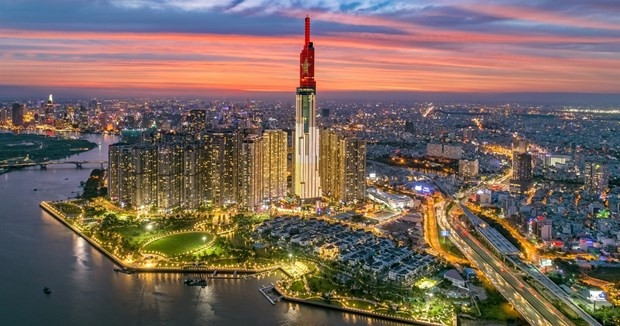 A aerial view of Ho Chi Minh City. (Photo: VNA)