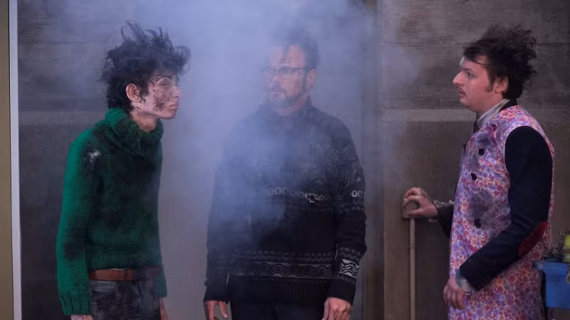 A scene in the film named "Gaston Lagaffe"