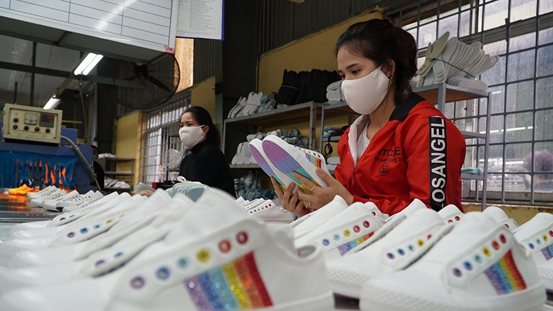 A shoe factory in Vietnam. (Photo: Ha Anh)