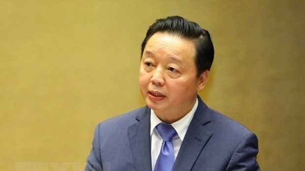 Minister of Natural Resources and Environment Tran Hong Ha (Photo: VNA)