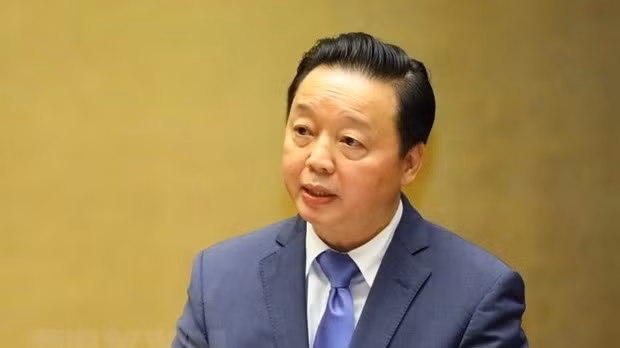 Minister of Natural Resources and Environment Tran Hong Ha (Photo: VNA)