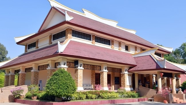 The relic site dedicated to President Ho Chi Minh in Udon Thani Province. 