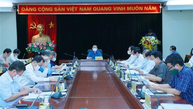 At the working session. (Photo: NDO)