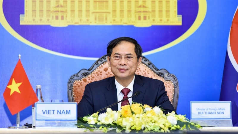 Vietnamese Foreign Minister Bui Thanh Son at the ASEAN Foreign Ministers’ Meeting (Photo: Bao Quoc te)