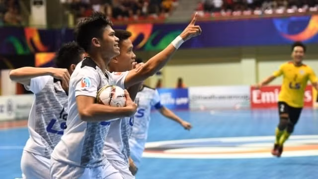 Thai Son Nam finished as runners-up at the AFC Futsal Club Championship. This is also the best achievement that a representative from Vietnamese futsal has won so far. (Photo: AFC)