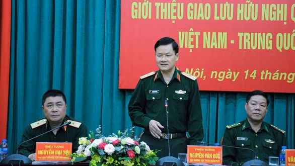 Major General Nguyen Van Duc speaks at the press conference. (Photo: tuoitre.vn)