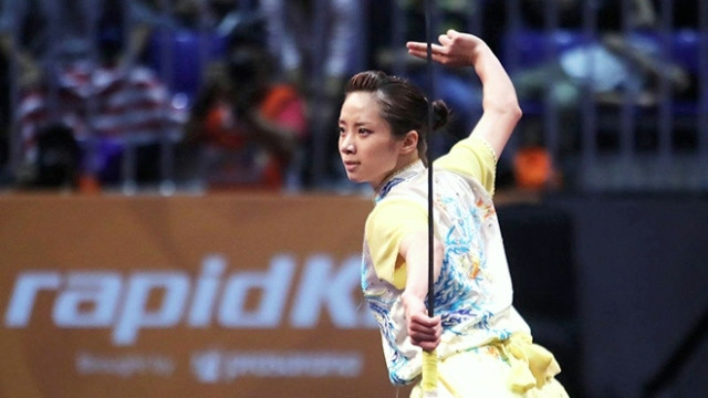 Wushu martial artist Duong Thuy Vi is the owner of Vietnam&#39;s only gold medal at the 2014 Asian Games. (Photo: thethaovanhoa.vn)