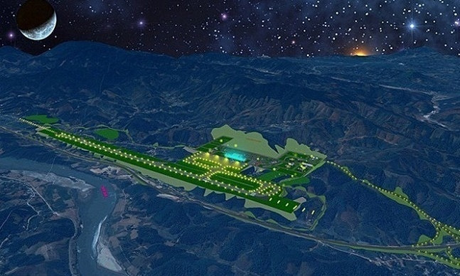 An illustration of the Sa Pa Airport in Lao Cai Province. (Photo courtesy of the Lao Cai newspaper)