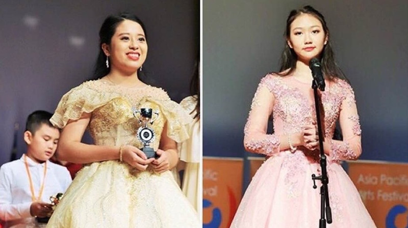 Dang Khanh Linh and Pham Yen Nhi (Photo: hanoimoi.com.vn)