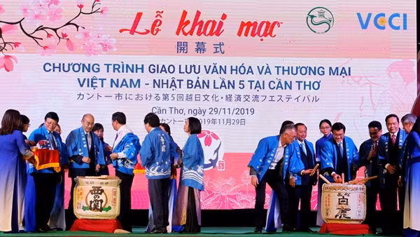 The opening ceremony of the Vietnam-Japan culture, trade exchange in Can Tho (Photo: VOV)