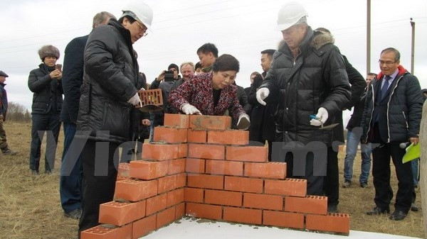 At the project’s opening ceremony (Credit: vietnamplus)