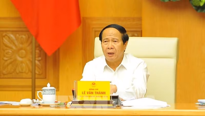Deputy PM Le Van Thanh at the conference (Photo: VNA)
