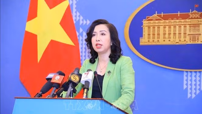Foreign Ministry Spokeswoman Le Thi Thu Hang (Photo: VNA)
