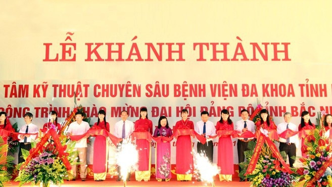 Ribbon cutting at the inauguration ceremony (Photo: bacninh.gov.vn)