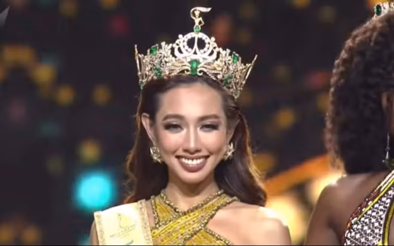 Miss Grand International Nguyen Thuc Thuy Tien in 2021.