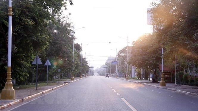 A street in Vientiane, Laos (Photo: VNA)