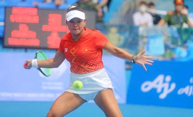 Vietnamese tennis player Chanelle Van Nguyen (Photo: VNA)