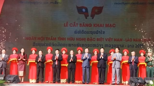 At the opening ceremony