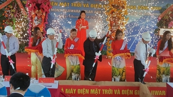 The ground-breaking ceremony for construction of the facility. (Photo: NDO)