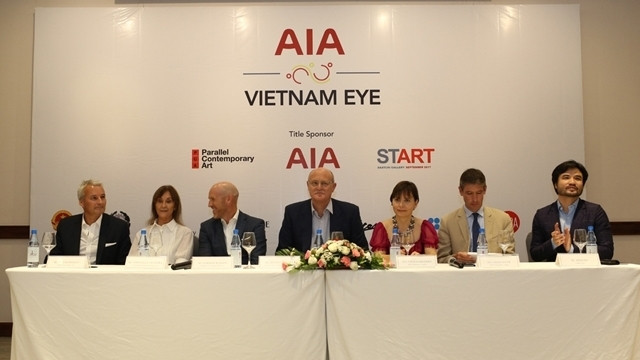 The press conference on the programme (Credit: NDO)