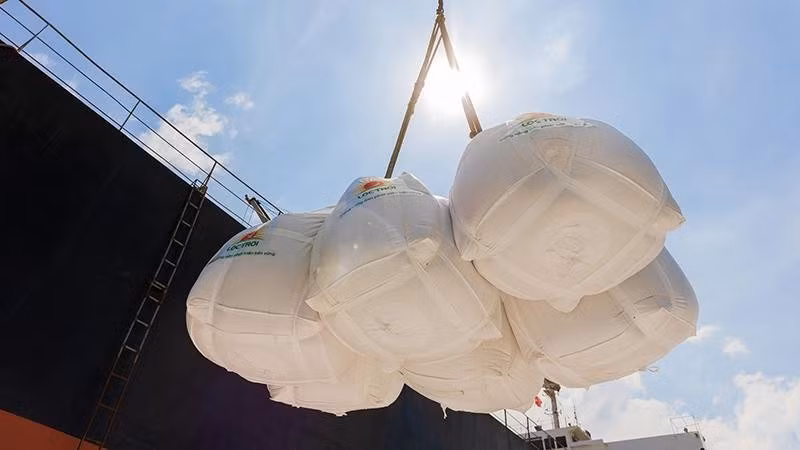 Loc Troi Group’s rice shipment was exported to the EU market in early 2022.