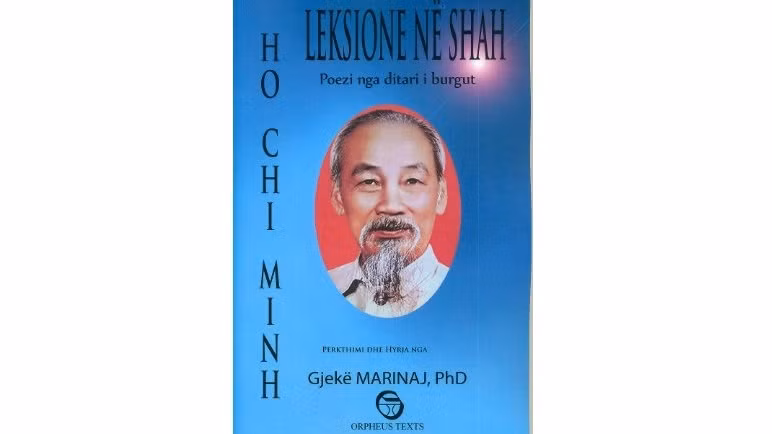 The cover of the Albanian version of President Ho’s ‘Prison Diary’ (Photo: vanvn.net)