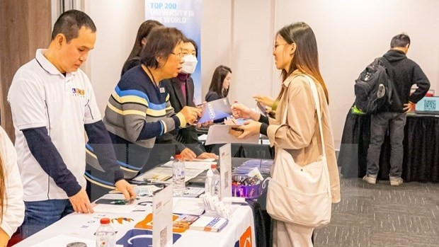 The UAVS Career Fair 2022 takes place in Sydney last weekend. (Photo: VNA)